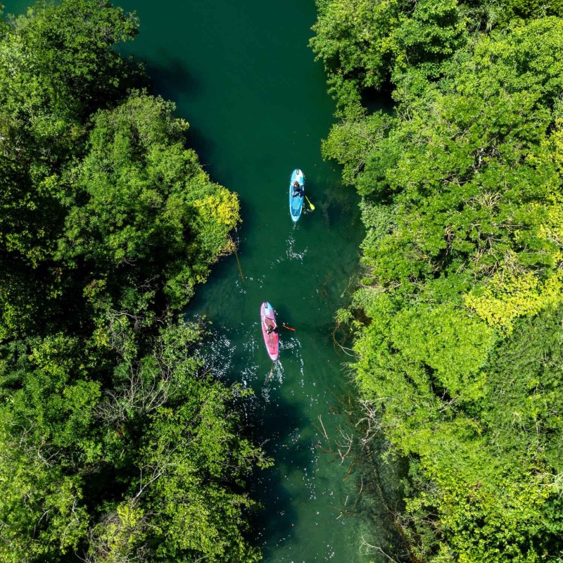 Jobe Φουσκωτή σανίδα SUP 10'6'' Yarra Πακέτο με κουπί Stream 40 - Steel Blue