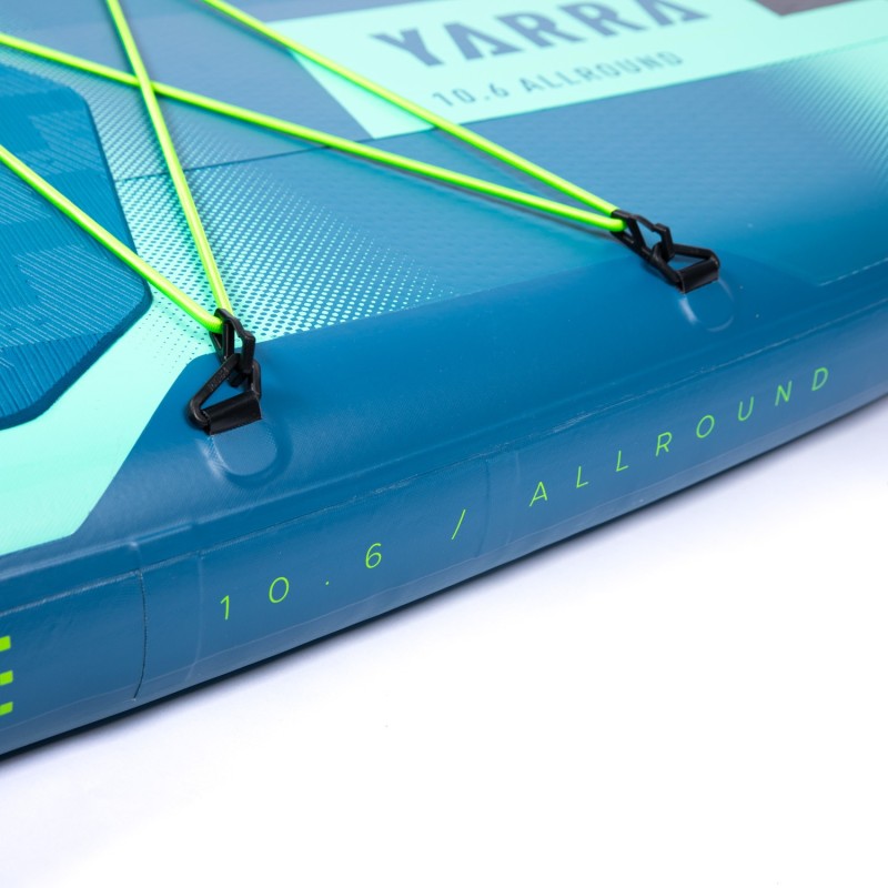 Jobe Φουσκωτή σανίδα SUP 10'6'' Yarra Πακέτο με κουπί Stream 40 - Steel Blue