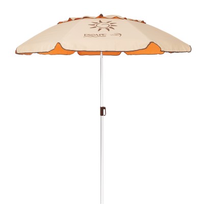 Ομπρέλα Παραλίας Αλουμινίου 2m Polyester 180gsm Πορτοκαλί