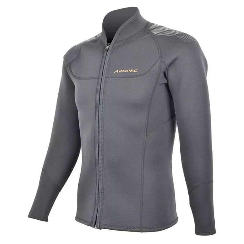Jacket νεοπρενίου 3mm Super-Stretch ανδρικό Ανθρακί - Aropec