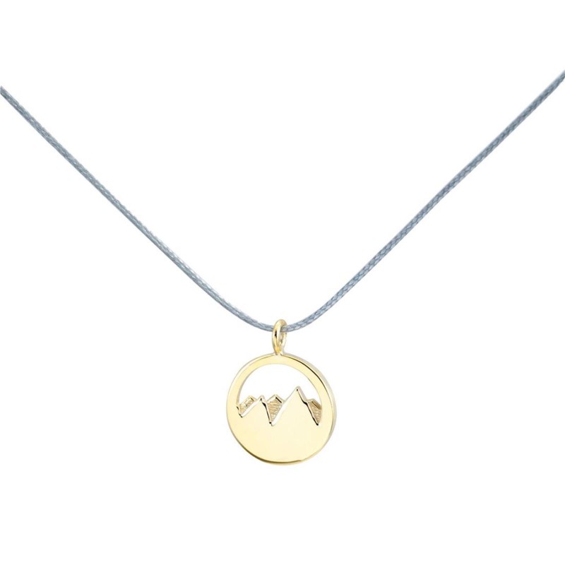 Κόσμημα Ασήμι επιχρυσωμένο Βουνό 3D - Silver+Surf