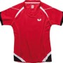 Butterfly Kido Table Tennis Shirt Red
