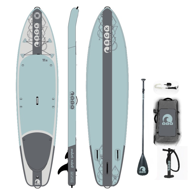 SCK φουσκωτή σανίδα SUP Mare Nero 11'6'' πακέτο