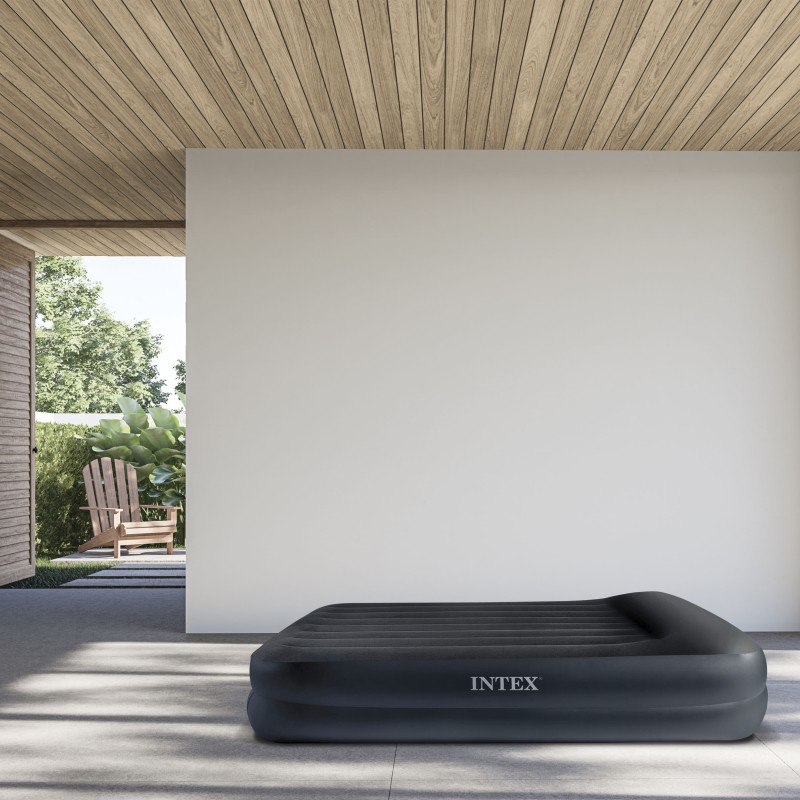 Φουσκωτό Στρώμα Ύπνου Intex Pillow Rest Raised Queen (Επισκευασμένο)